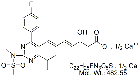 Rosuvastatin 4,5-Anhydro Acid Calcium Salt